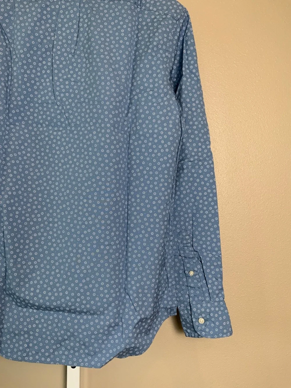 J. Crew Slim Stretch Secret Wash Cotton Poplin Button Down Shirt in Daisy
